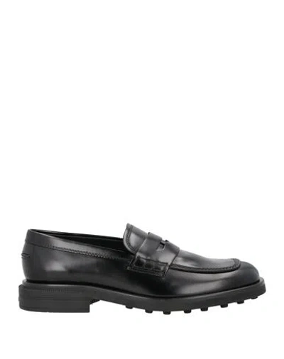 Tod's Man Loafers Black Size 14 Leather