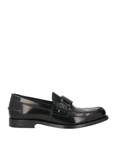 Tod's Man Loafers Black Size 7 Calfskin