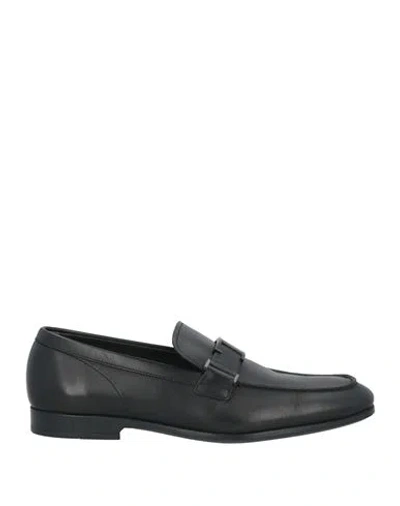 Tod's Man Loafers Black Size 9 Leather
