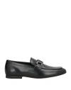 Tod's Man Loafers Black Size 8 Leather In Black