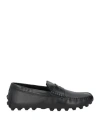 Tod's Man Loafers Black Size 8 Leather