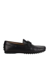 Tod's Man Loafers Black Size 8 Soft Leather