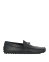 Tod's Man Loafers Black Size 7.5 Leather