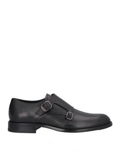 Tod's Man Loafers Black Size 6.5 Leather