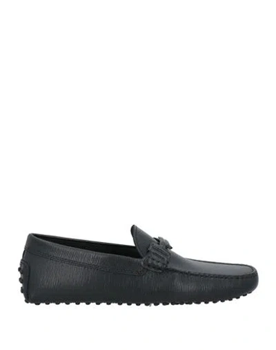 Tod's Man Loafers Black Size 9 Soft Leather