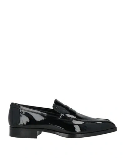 Tod's Man Loafers Black Size 8.5 Soft Leather