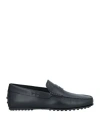 Tod's Man Loafers Black Size 6.5 Soft Leather