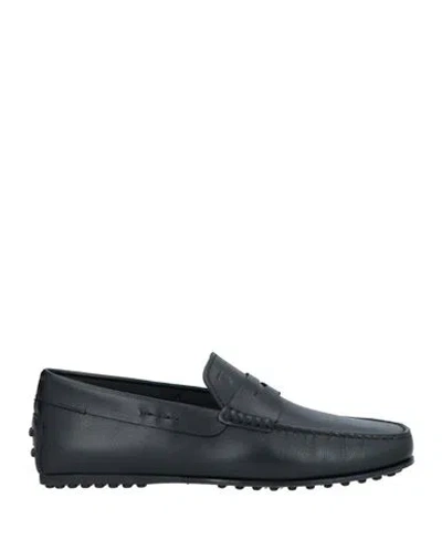 Tod's Man Loafers Black Size 6.5 Soft Leather
