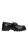 Tod's T Monogram Ridged Loafers In Black