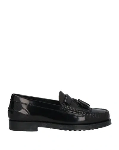 Tod's Man Loafers Black Size 8.5 Calfskin