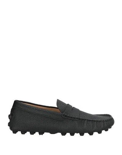 Tod's Man Loafers Black Size 9 Leather