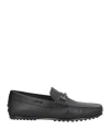 Tod's Man Loafers Black Size 9 Leather
