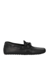 Tod's Man Loafers Black Size 8 Leather