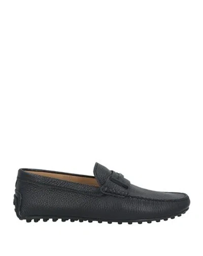 Tod's Man Loafers Black Size 6.5 Leather