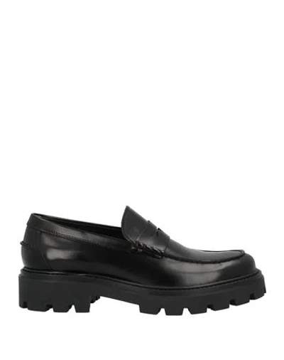 TOD'S TOD'S MAN LOAFERS BLACK SIZE 9 SOFT LEATHER