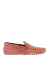 Tod's Man Loafers Brick Size 9 Leather In Red