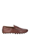 Tod's Man Loafers Brown Size 13 Leather