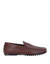 Tod's Man Loafers Brown Size 8.5 Soft Leather