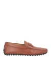 Tod's Man Loafers Brown Size 8.5 Soft Leather