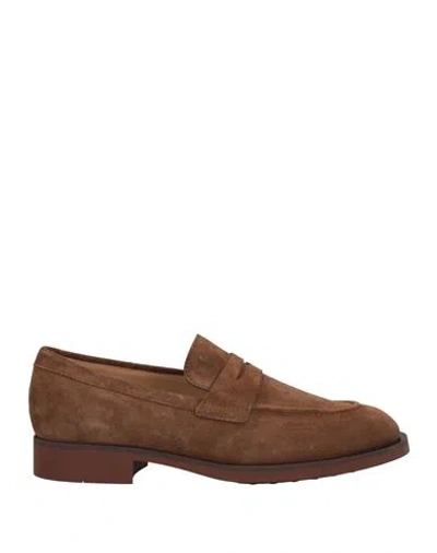Tod's Man Loafers Brown Size 9 Leather