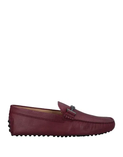 Tod's Loafers In Red