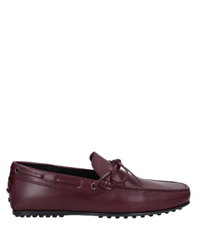 Tod's Loafers In Red