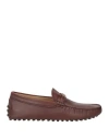 Tod's Man Loafers Chocolate Brown Size 9 Leather