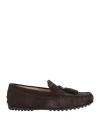 Tod's Man Loafers Chocolate Brown Size 9 Leather