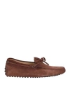 Tod's Man Loafers Chocolate Brown Size 7 Leather