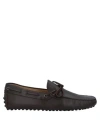 Tod's Man Loafers Dark Brown Size 7 Soft Leather