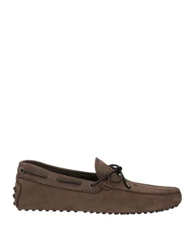 TOD'S TOD'S MAN LOAFERS DARK BROWN SIZE 8.5 LEATHER