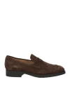 Tod's Man Loafers Dark Brown Size 8 Leather In Brown