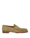 Tod's Man Loafers Khaki Size 7 Leather