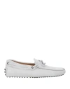 Tod's Man Loafers Sky Blue Size 8.5 Leather In Grey