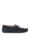 Tod's Man Loafers Midnight Blue Size 7 Leather