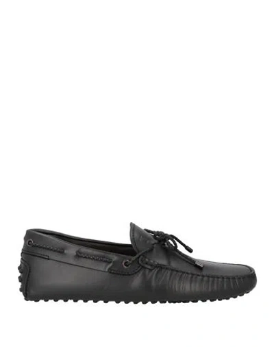 Tod's Man Loafers Midnight Blue Size 8.5 Leather