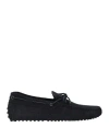 Tod's Man Loafers Midnight Blue Size 8.5 Leather