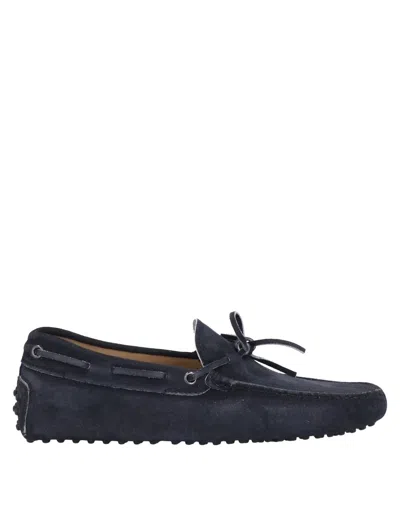 Tod's Loafers In Dark Blue