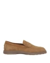Tod's Man Loafers Military Green Size 6 Leather In Green