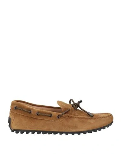 TOD'S TOD'S MAN LOAFERS MUSTARD SIZE 7.5 LEATHER