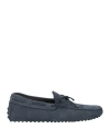 Tod's Man Loafers Navy Size 9 Leather
