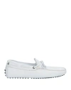 Tod's Man Loafers Off White Size 8.5 Leather
