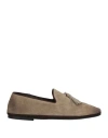 Tod's Man Loafers Sage Green Size 8.5 Leather In Sage Green