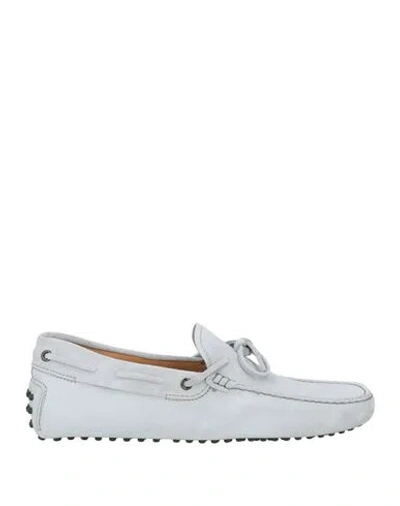 Tod's Man Loafers Sky Blue Size 8.5 Leather