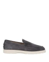 Tod's Suede Loafers In Ombra