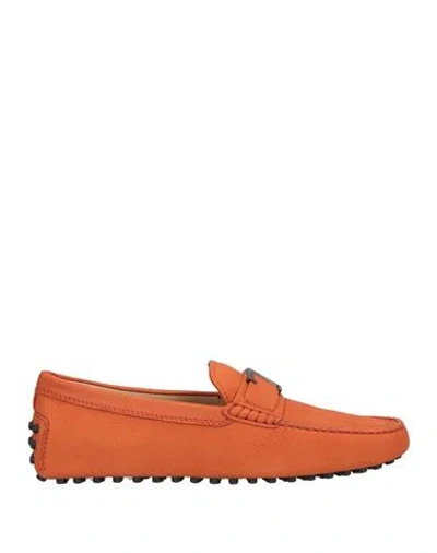 Tod's Man Loafers Tan Size 9 Soft Leather In Brown