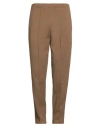 Tod's Man Pants Camel Size 34 Polyamide, Cotton, Elastane, Cow Leather In Beige