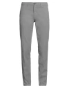 Tod's Man Pants Grey Size 35 Cotton, Elastane In Grey