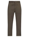 Tod's Man Pants Military Green Size 32 Polyester, Cotton