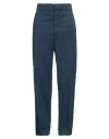 Tod's Man Pants Navy Size 34 Cotton In Navy